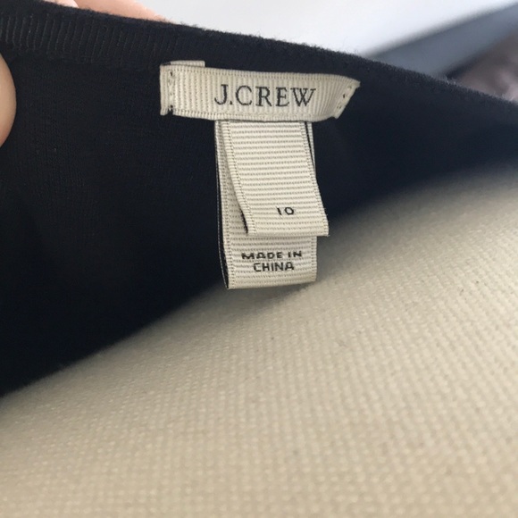JCrew Black Dress size 10 fit and flare - Picture 3 of 4